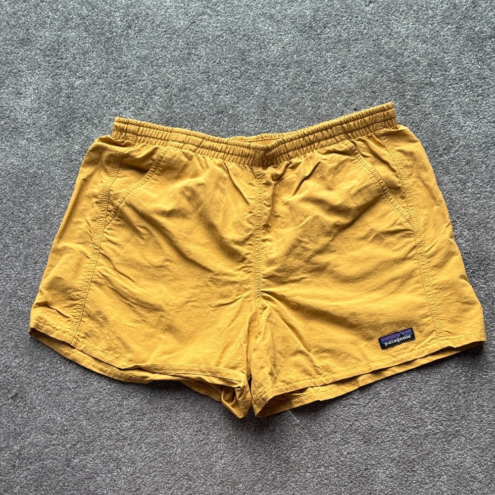 Patagonia Yellow Relaxed Shorts